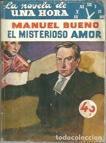 Libros: EL MISTERIOSO AMOR. - BUENO, Manuel. - Foto 1