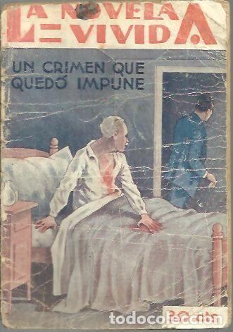 Libros: UN CRIMEN QUE QUEDO IMPUNE. - ANONIMO. - Foto 1