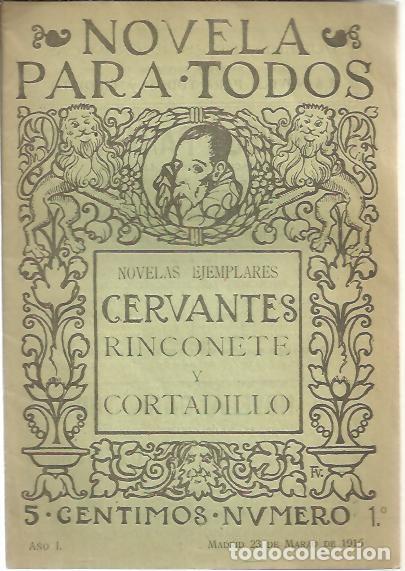 Libros: RINCONETE Y CORTADILLO. - CERVANTES, Miguel de. - Foto 1