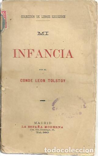 Libros: MI INFANCIA. - TOLSTOY, Le&oacute;n. - Foto 1