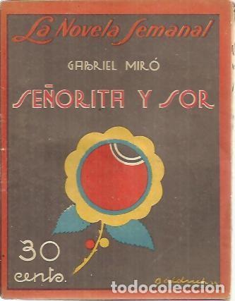Libros: SE&Ntilde;ORITA Y SOR. - MIRO, Gabriel. - Foto 1