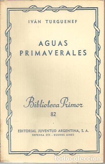 Libros: AGUAS PRIMAVERALES. - TURGUENEF, Iv&aacute;n. - Foto 1