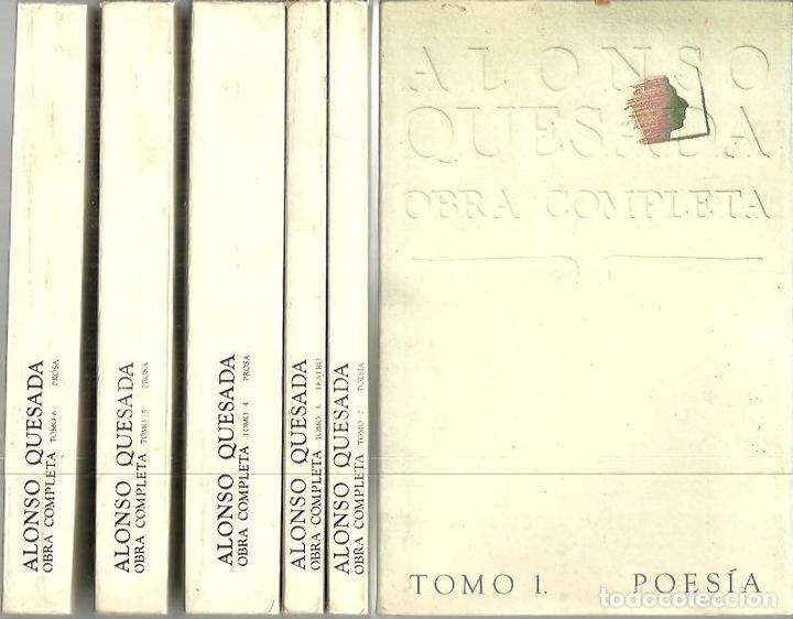 Libros: OBRA COMPLETA. - QUESADA, Alonso. - Foto 1