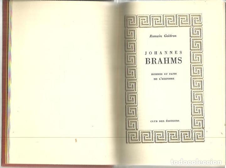 Libros: JOHANNES BRAHMS. - GOLDRON, Romain. - Foto 1