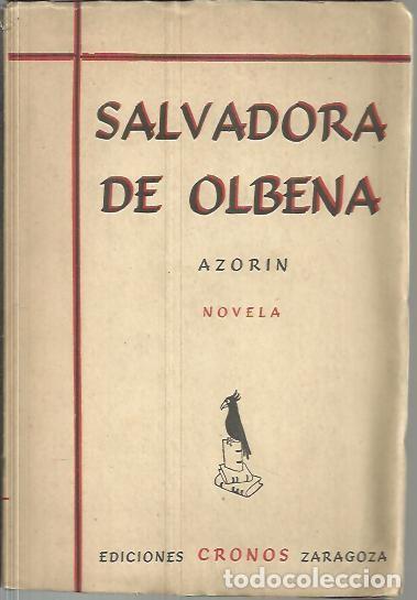 Libros: SALVADORA DE OLBENA. - AZORIN. - Foto 1