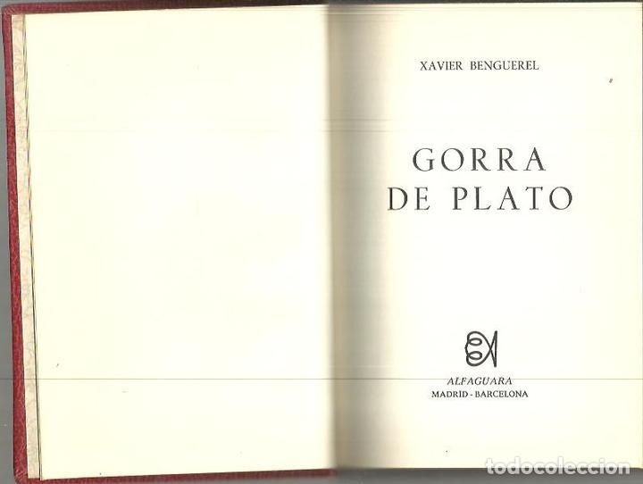 Libros: GORRA DE PLATO. - BENGUEREL, Xavier. - Foto 1