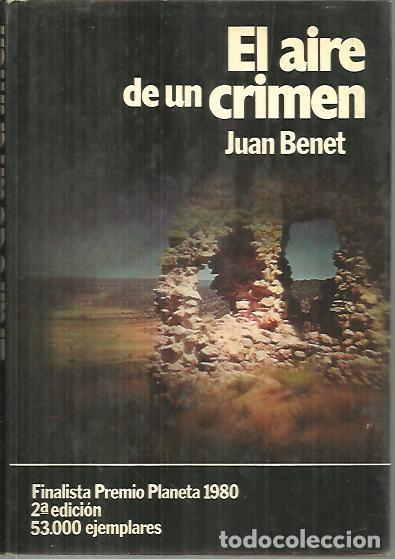 Libros: EL AIRE DE UN CRIMEN. - BENET, Juan. - Foto 1