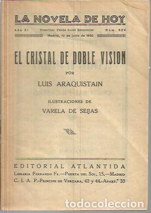 Libros: EL CRISTAL DE DOBLE VISION. - ARAQUISTAIN, Luis. - Foto 1