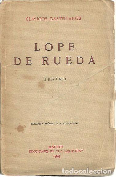Libros: TEATRO. - RUEDA, Lope de. - Foto 1