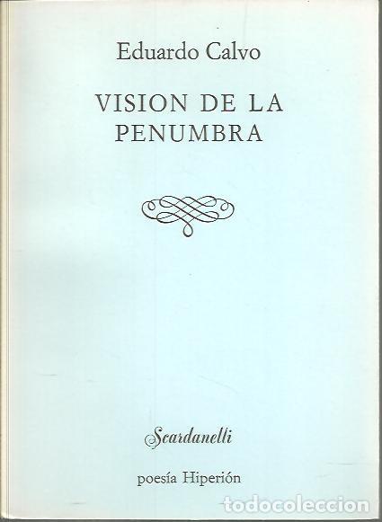 Libros: VISION DE LA PENUMBRA. - CALVO, Eduardo. - Foto 1