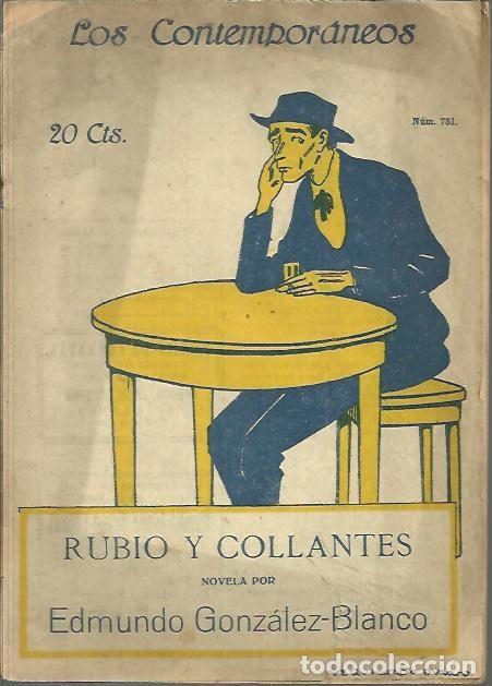 Libros: RUBIO Y COLLANTES. - GONZALEZ BLANCO, Edmundo. - Foto 1