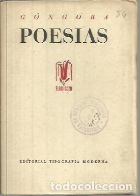Libros: POESIAS. - GONGORA, Luis de. - Foto 1