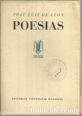 Libros: POESIAS. - LEON, Fray Luis de. - Foto 1