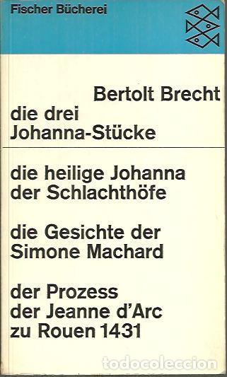 Libros: DIE DREI JOHANNA - ST&Uuml;CKE. - BRECHT, Bertolt. - Foto 1