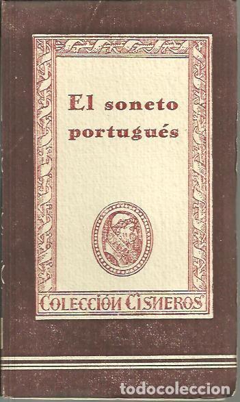 Libros: EL SONETO PORTUGUES. - AA.VV. - Foto 1