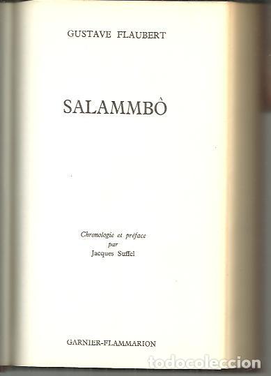 Libros: SALAMMBO. - FLAUBERT, Gustave. - Foto 1