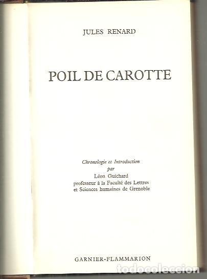 Libros: POIL DE CAROTTE. - RENARD, Jules. - Foto 1