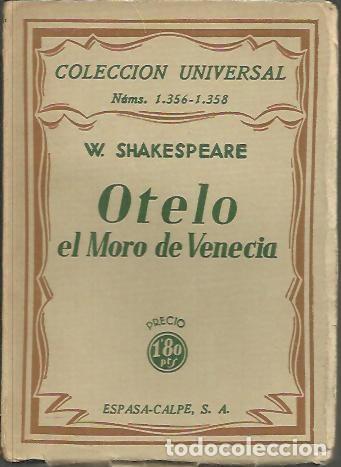 Libros: OTELO, EL MORO DE VENECIA. - SHAKESPEARE, William. - Foto 1