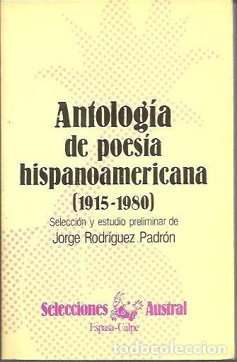 B&uuml;cher: ANTOLOGIA DE POESIA HISPANOAMERICANA. (1915-1980). - AA.VV.