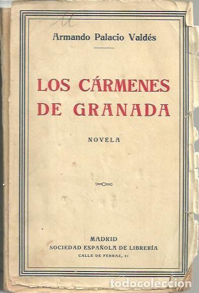 Libros: LOS CARMENES DE GRANADA. - PALACIO VALDES, Armando. - Foto 1