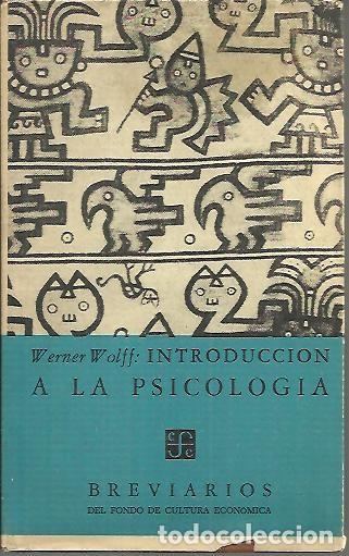 Libros: INTRODUCCION A LA PSICOLOGIA. - WOLFF, Werner. - Foto 1