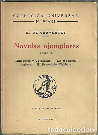 Libros: NOVELAS EJEMPLARES. II. - CERVANTES, Miguel de. - Foto 1