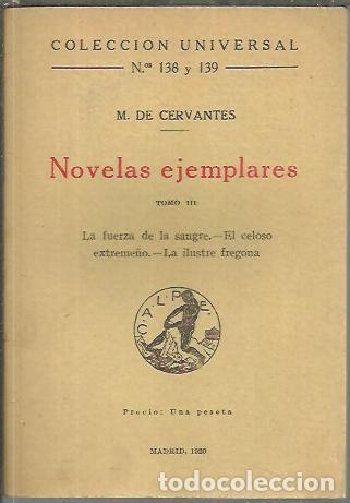 Libros: NOVELAS EJEMPLARES. III. - CERVANTES, Miguel de. - Foto 1