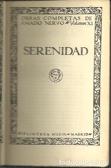 Libros: SERENIDAD. - NERVO, Amado. - Foto 1