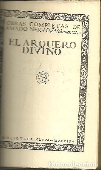 Libros: EL ARQUERO DIVINO. - NERVO, Amado. - Foto 1