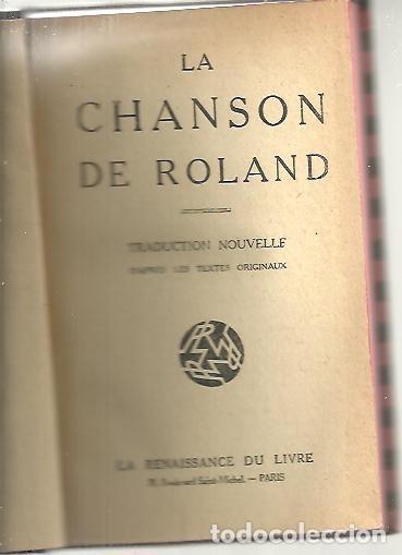 Libros: LA CHANSON DE ROLAND. - ANONIMO. - Foto 1