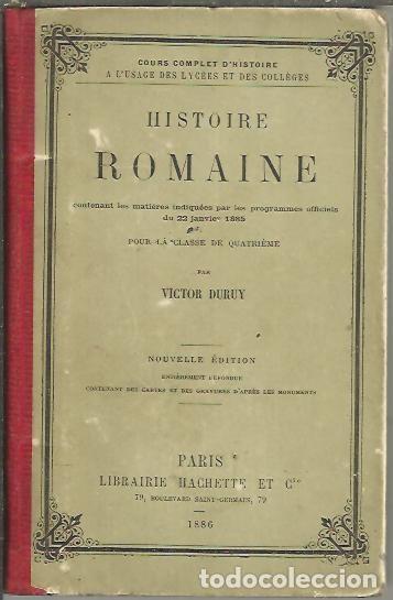Libros: HISTOIRE ROMAINE. - DURUY, Victor. - Foto 1