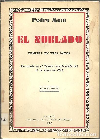 Libros: EL NUBLADO. - MATA, Pedro. - Foto 1