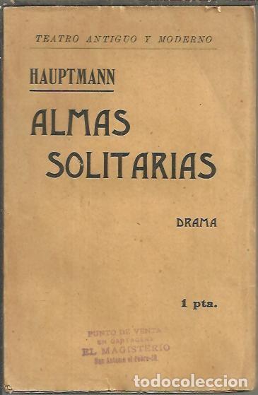 Libros: ALMAS SOLITARIAS. - HAUPTMANN, Gerardo. - Foto 1