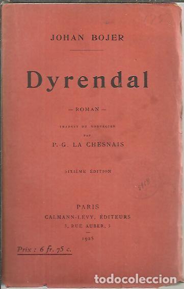 Libros: DYRENDAL. - BOJER, Johan. - Foto 1