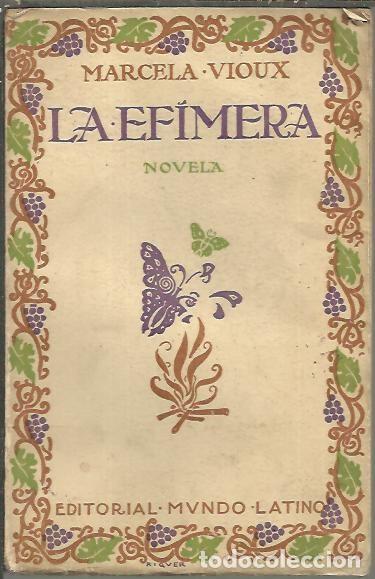 Libros: LA EFIMERA. - VIOUX, Marcela. - Foto 1