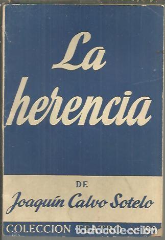 Libros: LA HERENCIA. - CALVO SOTELO, Joaqu&iacute;n. - Foto 1