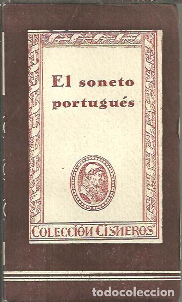Libros: EL SONETO PORTUGUES. - AA.VV. - Foto 1