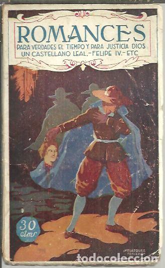 Libros: ROMANCES. FLORILEGIO DE COMPOSICIONES DE LOS MAS FAMOSOS POETAS. - AA.VV. - Foto 1