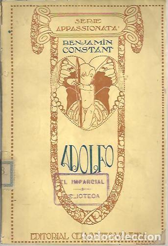 Libros: ADOLFO. - CONSTANT, Benjamin. - Foto 1