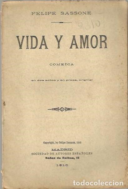 Libros: VIDA Y AMOR. - SASSONE, Felipe. - Foto 1