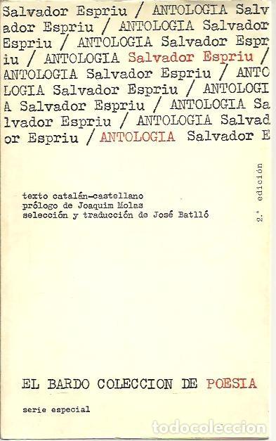 Libros: ANTOLOGIA. - ESPRIU, Salvador. - Foto 1
