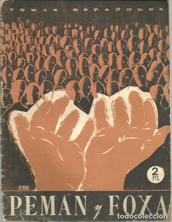 Libros: PEMAN Y FOXA. - PENSADO, Berta. - Foto 1