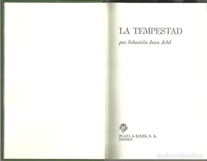 Libros: LA TEMPESTAD. - ARBO, Sebasti&aacute;n Juan. - Foto 1
