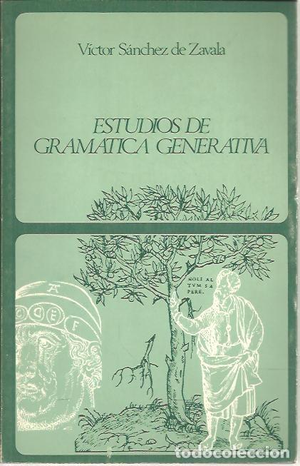 Libros: ESTUDIOS DE GRAMATICA GENERATIVA. - SANCHEZ DE ZAVALA, V&iacute;ctor. - Foto 1