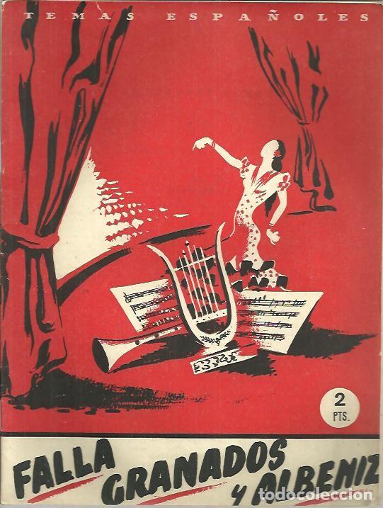 Libros: FALLA, GRANADOS, ALBENIZ. - MARTINEZ, Julia. - Foto 1