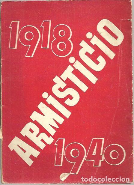 Libros: ARMISTICIO 1918-1940. - ANONIMO. - Foto 1
