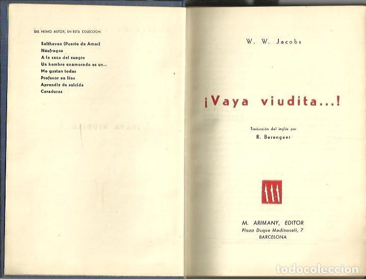Libros: &iexcl;VAYA VIUDITA...! - JACOBS, W. W. - Foto 1
