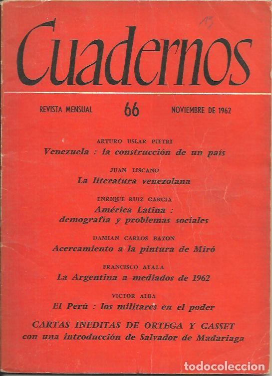 Libros: CUADERNOS. N. 66. - REVISTA. - Foto 1