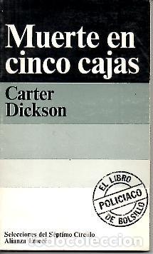 Libros: MUERTE EN CINCO CAJAS. - DICKSON, Carter. - Foto 1