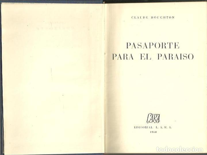 Libros: PASAPORTE PARA EL PARAISO. - HOUGHTON, Claude. - Foto 1
